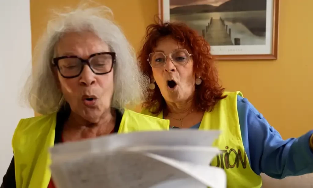 France's 'yellow vest' activists find a new voice on stage