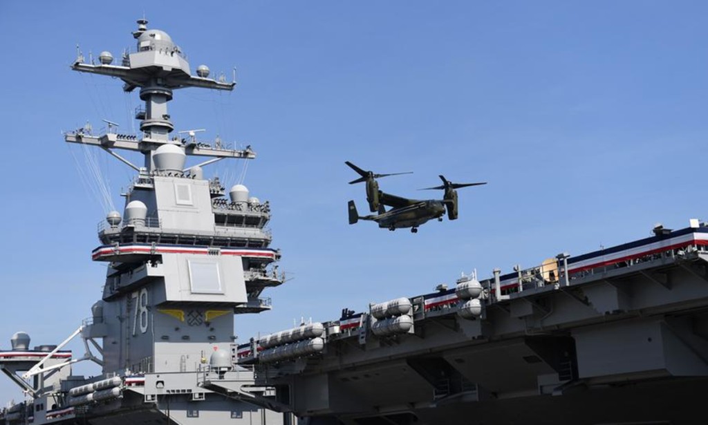 US deployment of aircraft carrier deepens tensions in Caribbean
