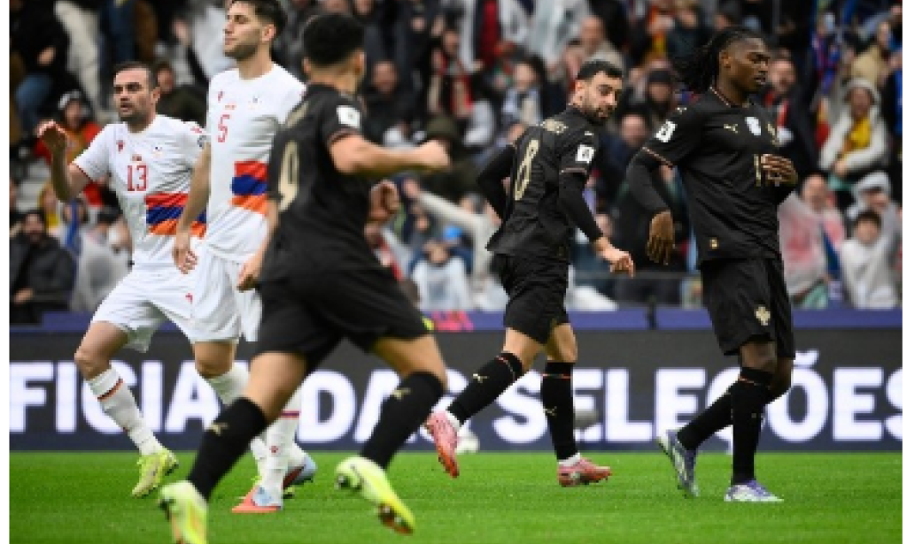 Cristiano Ronaldo suspended, Bruno Fernandes hat-trick, Portugal advance to the finals