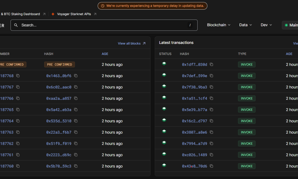 Starknet mainnet hit by fresh downtime as team probes cause